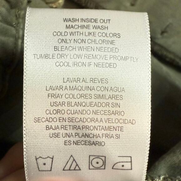 Sam Edelman Utility Jacket Women’s S Army Green Cargo Pockets Military Style - Picture 6 of 9